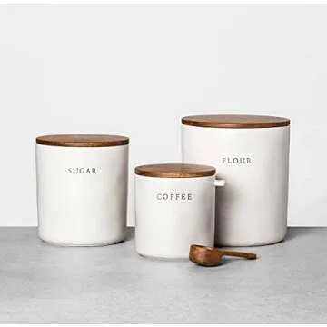 Charming Kitchen Canister Collection for Coffee Organization