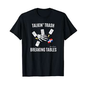 DOMINOES Shirt | Dominican Republic Double Six T-Shirt T-Shirt