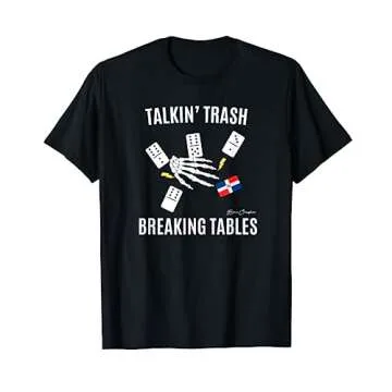DOMINOES Shirt | Dominican Republic Double Six T-Shirt T-Shirt