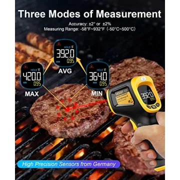 Digital Laser Thermometer Gun for Cooking & Grilling