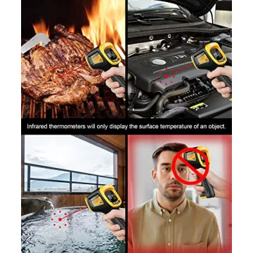 Digital Laser Thermometer Gun for Cooking & Grilling