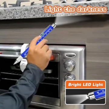 Fathers Day Dad Gifts from Daughter Son, 9 in 1 Multi Tool Pen, Cool Tool Gifts for boyfriend Husband, Fathers Day Birthday Gifts for Husband from Wife, Stocking Stuffers for Men Grandpa Him