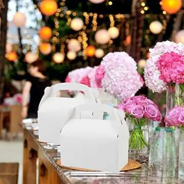Oletx 30-Pack White Party Favor Treat Boxes