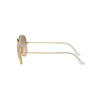 Ray-Ban RB3025 Classic Aviator Sunglasses Styled Gold and Pink Mirrored