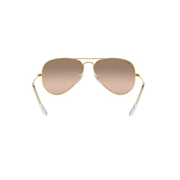 Ray-Ban RB3025 Classic Aviator Sunglasses Styled Gold and Pink Mirrored