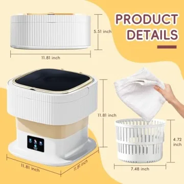 Portable Washing Machine - Mini, 3 Modes, 16L Capacity