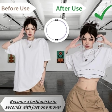 TK Popular Crop Tuck Adjustable Band For Effortless Style