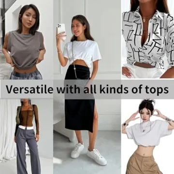 TK Popular Crop Tuck Adjustable Band For Effortless Style