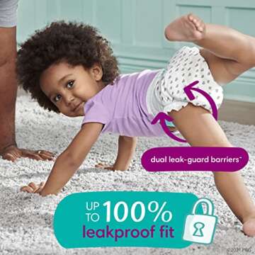 Pampers Cruisers Diapers - Size 7, One Month Supply (88 Count), Disposable Active Baby Diapers with Custom Stretch