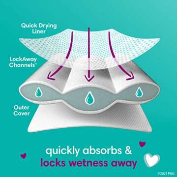 Pampers Cruisers Diapers - Size 7, One Month Supply (88 Count), Disposable Active Baby Diapers with Custom Stretch