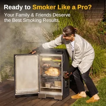EAST OAK Electric Smoker 30-inch - Compact, Efficient & Durable