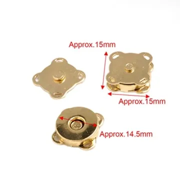 Versatile Magnetic Snaps for Crafts and Sewing Set