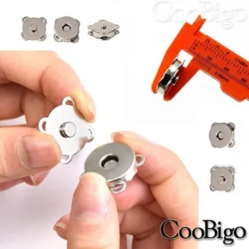 Versatile Magnetic Snaps for Crafts and Sewing Set