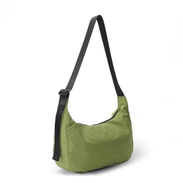 Stylish Medium Nylon Crescent Bag for Daily Use