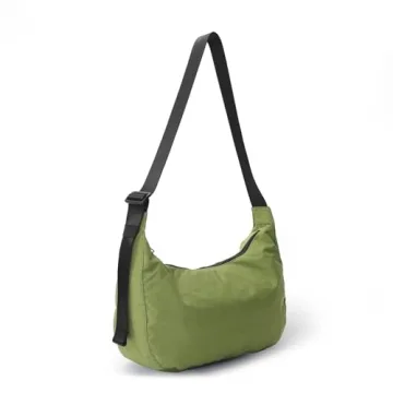 Stylish Medium Nylon Crescent Bag for Daily Use