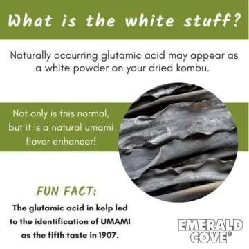 Emerald Cove Kombu Dried Seaweed - Umami Flavor