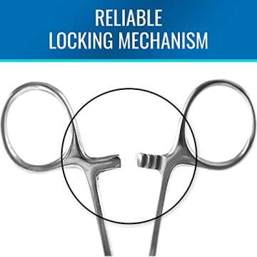 MABIS Kelly Forceps - Durable 5.5" Medical Tool