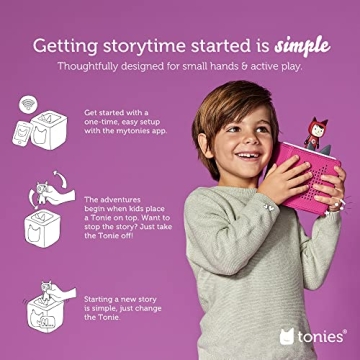 Toniebox Audio Player Starter Set for Kids with Beloved Characters