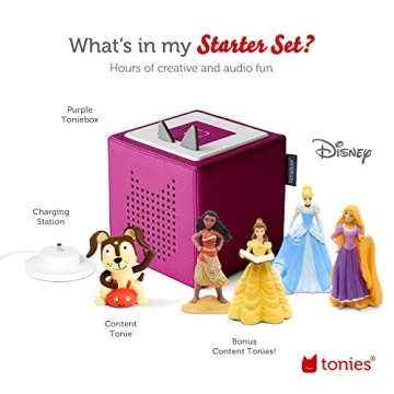 Toniebox Audio Player Starter Set for Kids with Beloved Characters
