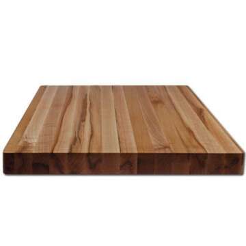 Tennessee Butcher Blocks Maple Edge Grain Cutting Board 18 x 12 x 1.5