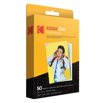 Zink KODAK 2x3" Premium Photo Paper - 50 Sheets for KODAK Devices