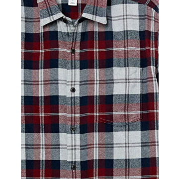 Amazon Essentials Men's Regular-Fit Long-Sleeve Flannel Shirt