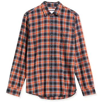 Amazon Essentials Men's Regular-Fit Long-Sleeve Flannel Shirt