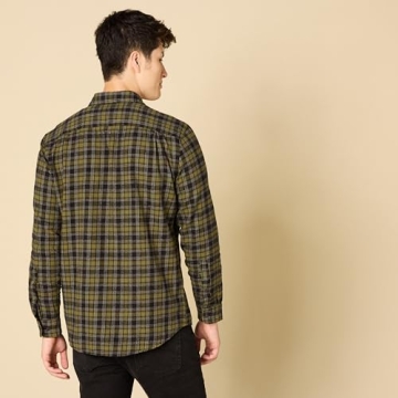 Amazon Essentials Men's Regular-Fit Long-Sleeve Flannel Shirt