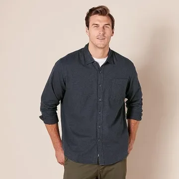 Amazon Essentials Men's Regular-Fit Long-Sleeve Flannel Shirt