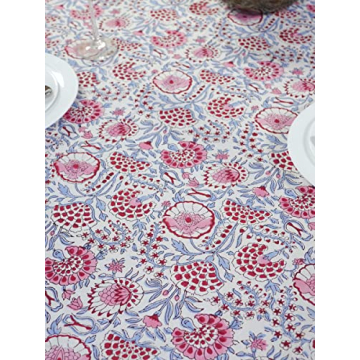 Ridhi Hand Block Print Cotton Tablecloth for All Occasions