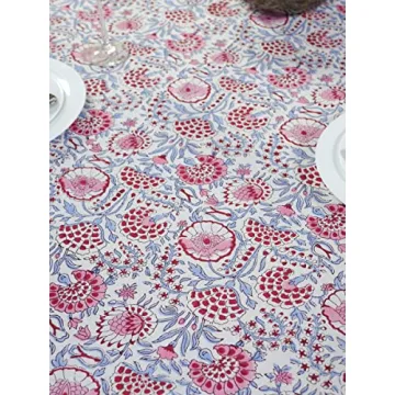 Ridhi Hand Block Print Cotton Tablecloth for All Occasions