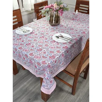 Ridhi Hand Block Print Cotton Tablecloth for All Occasions