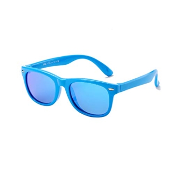 AZorb Kids Polarized Sunglasses TPEE Rubber Flexible Frame for Boys Girls Age 3-8, 100% UV Protectio...