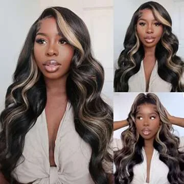 UNICE Bye Bye Knots Glueless Wig Body Wave 7x5 Pre Cut Lace Front Wigs Human Hair Bleached Knots Bal...