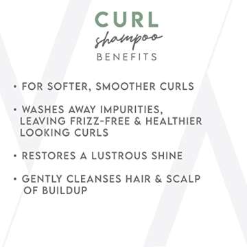 ALURAM Coconut Water Based Curly Hair Clarifying Shampoo and Conditioner - Color Safe Lightweight Fo...