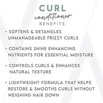 ALURAM Coconut Water Based Curly Hair Clarifying Shampoo and Conditioner - Color Safe Lightweight Formula for Medium to Course Hair - Sulfate & Paraben Free, 33.8 Fl Oz