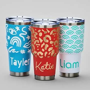 Cricut Smart Permanent Vinyl (13in x 12ft, Red) for Explore and Maker 3 - Matless cutting for long cuts up to 12ft