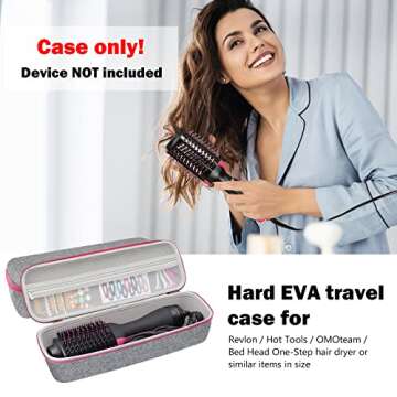 ProCase Hard Travel Case Compatible for Revlon One-Step Hair Dryer/Volumizer/Styler, EVA Carrying Ca...