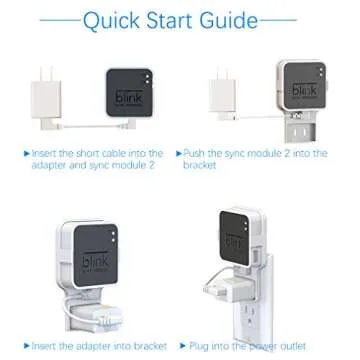 Compact Wall Mount for Blink Sync Module 2 for Home Security
