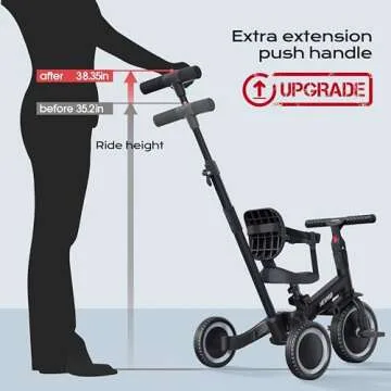 newyoo Toddler Bike - 5-in-1 Tricycle for Ages 1-3