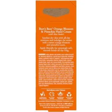 Burt’s Bees Orange Blossom and Pistachio Hand Cream with Shea Butter, 1 Ounce