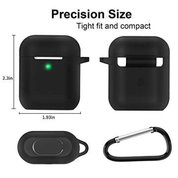 SATLITOG Silicone Case for Apple AirPods 1 & 2 Protection