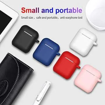 SATLITOG Silicone Case for Apple AirPods 1 & 2 Protection
