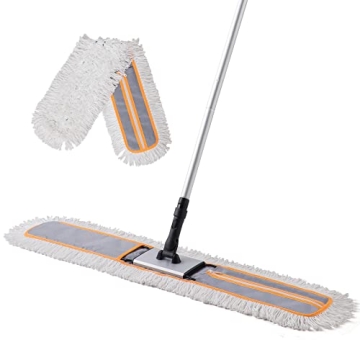 CLEANHOME 36” Commercial Dust Mop - Heavy Duty Floor Cleaner for All Surfaces