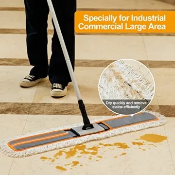 CLEANHOME 36 Commercial Dust Mop Heavy Duty Floor Cleaner