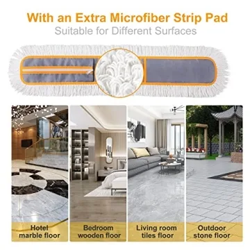 CLEANHOME 36 Commercial Dust Mop Heavy Duty Floor Cleaner