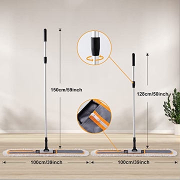 CLEANHOME 36 Commercial Dust Mop Heavy Duty Floor Cleaner