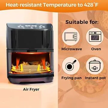 Air Fryer Paper Liners Disposable for Easy Cleanup