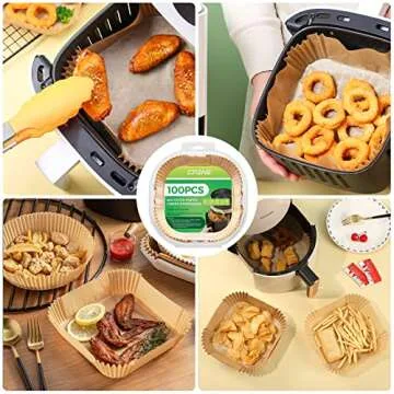 Air Fryer Paper Liners Disposable for Easy Cleanup