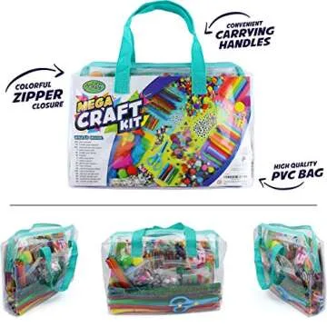 Mega Arts and Crafts Kit for Kids 4-8 - Creative Fun